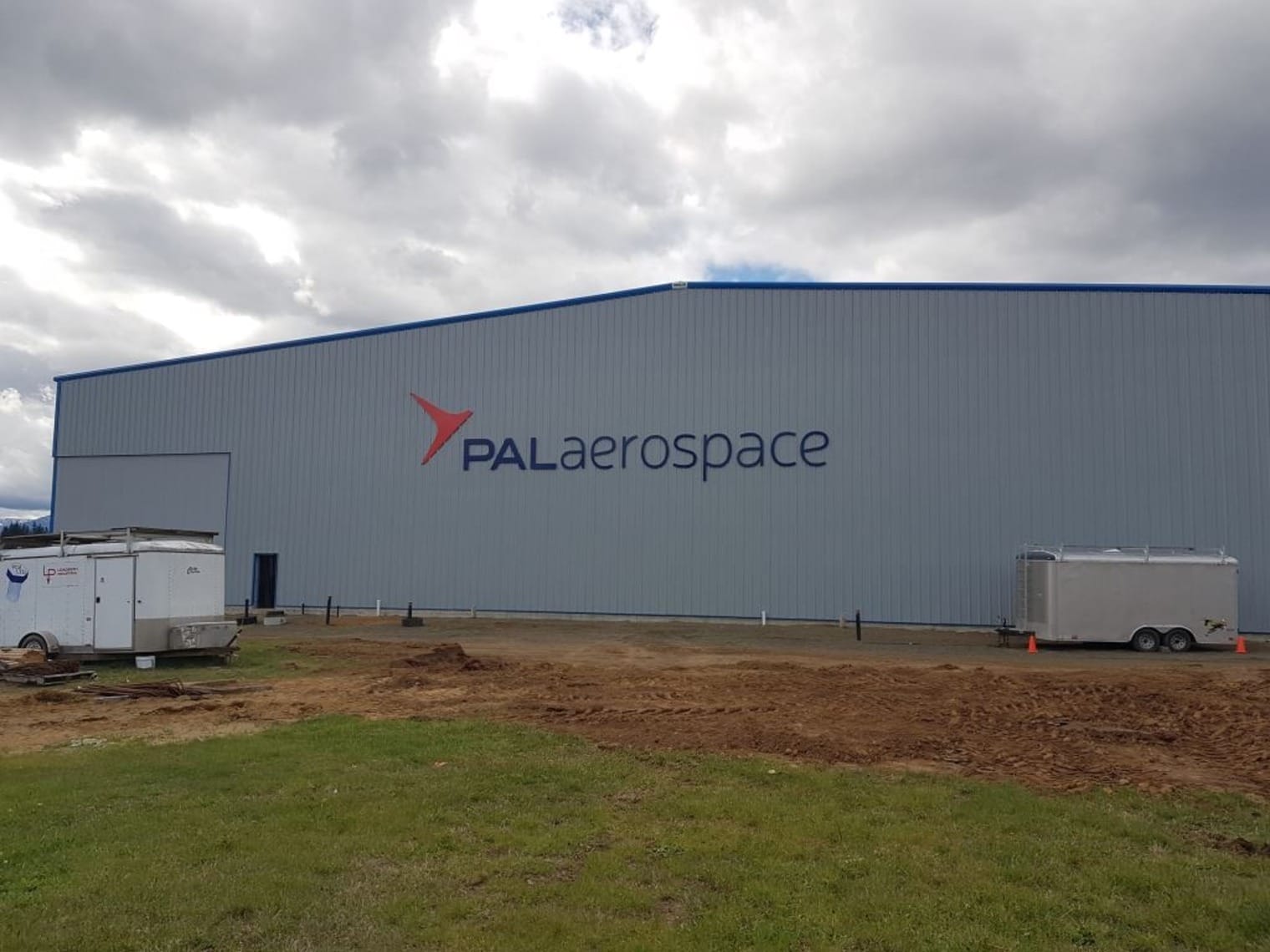 Photograph of PAL's hangar facility at Campbell BC