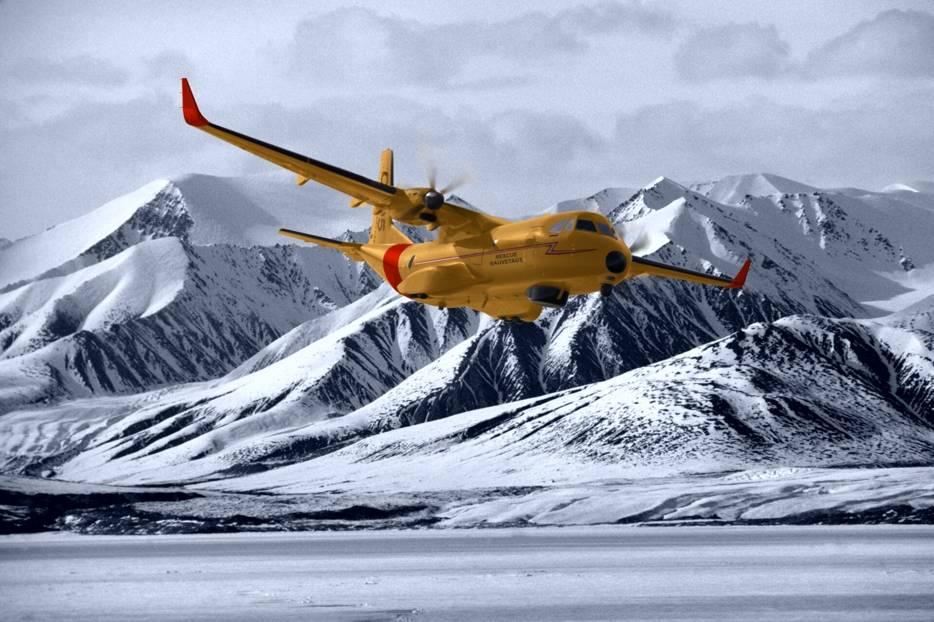 Photograph of C-295 Fixed Wing Search & Rescue aircraft for the Government of Canada